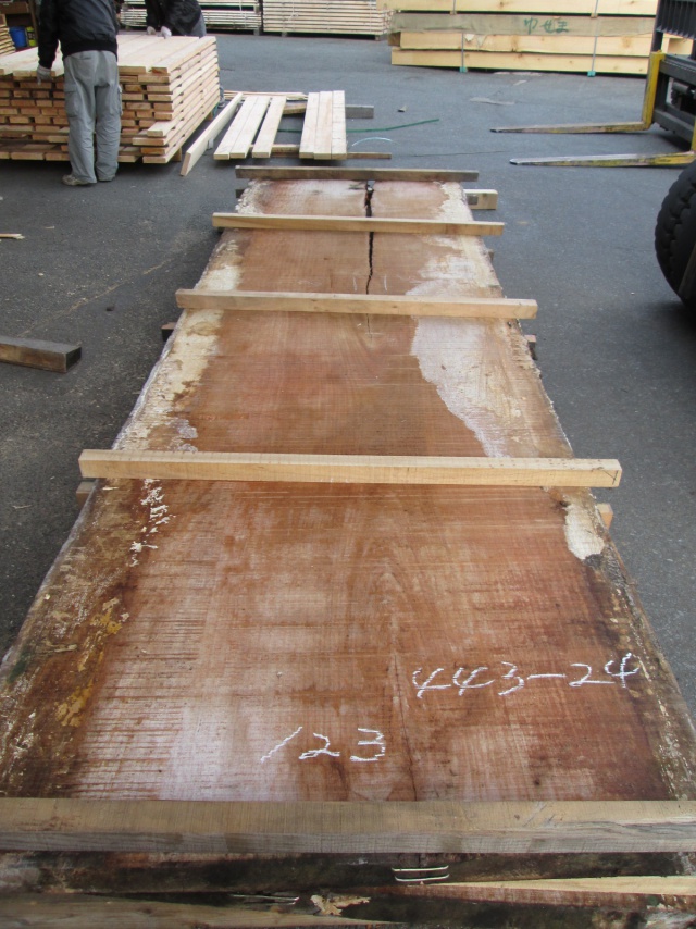 ブビンガ　一枚板