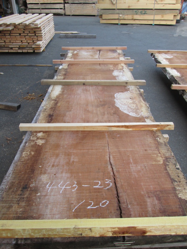 ブビンガ　一枚板