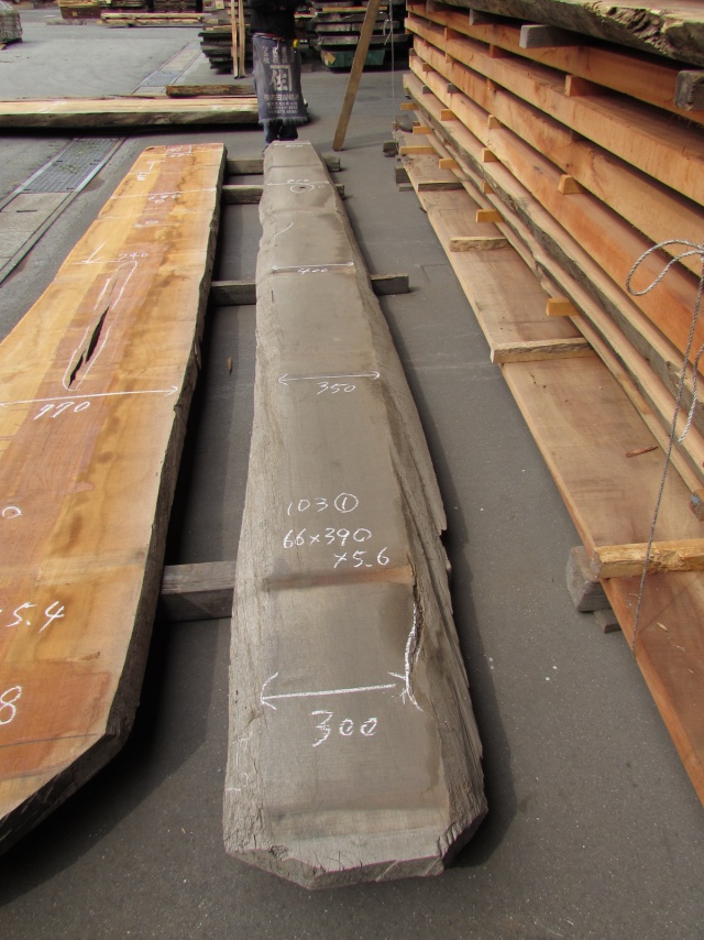 チーク　一枚板