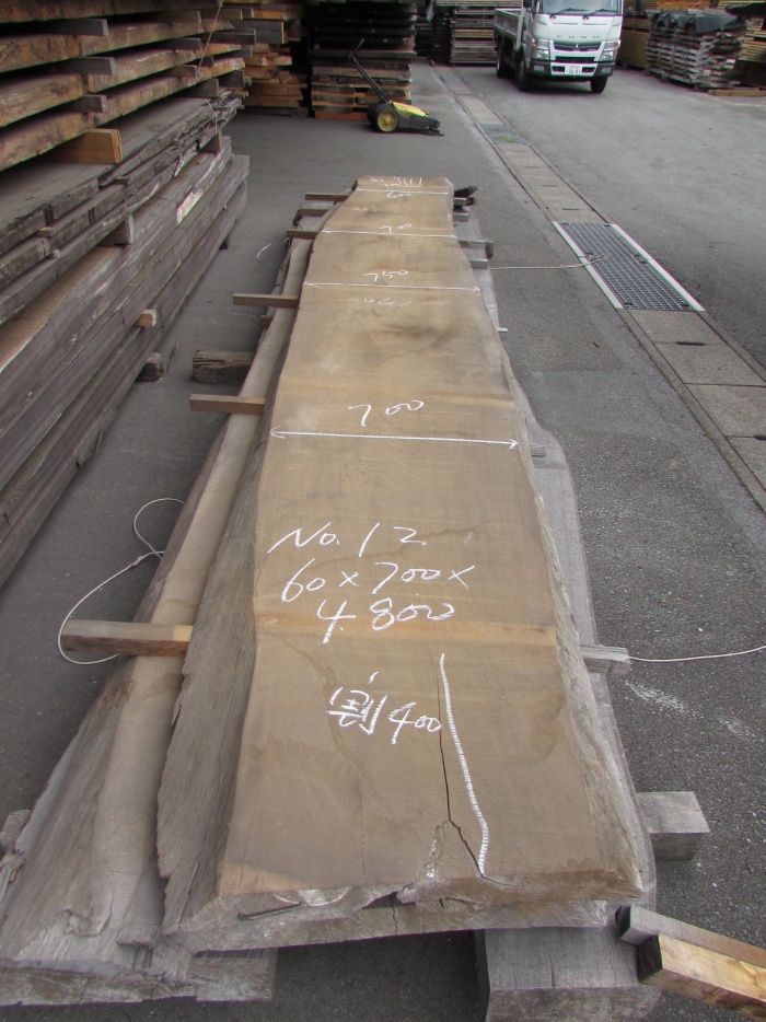 チーク　一枚板