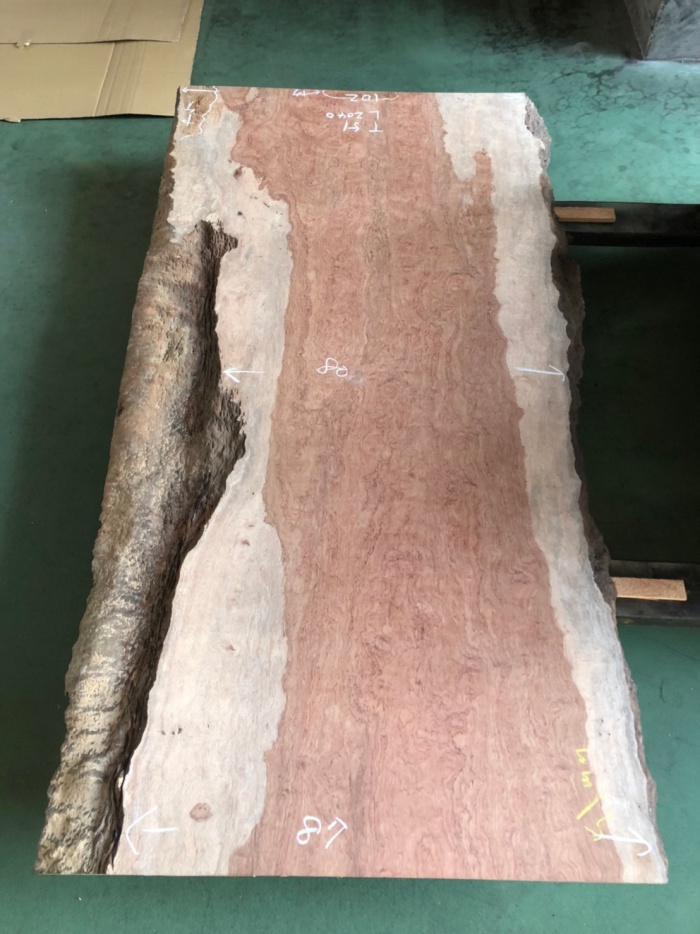 ブビンガ　一枚板天板