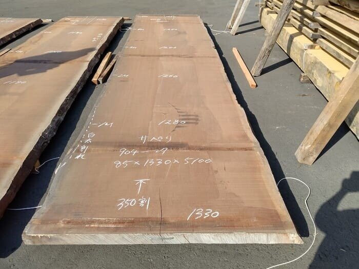 サペリ　一枚板