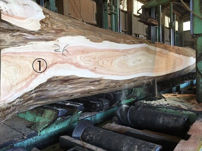 一枚板　檜（ヒノキ）