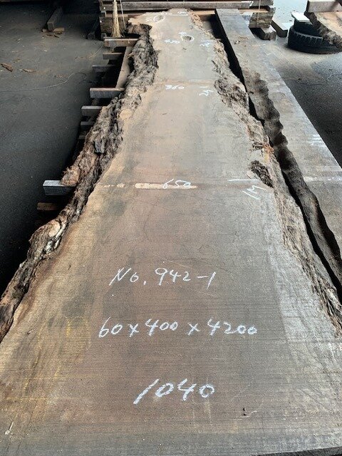 ブビンガ　一枚板