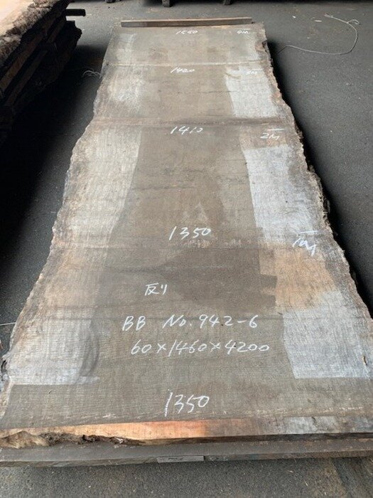 ブビンガ　一枚板