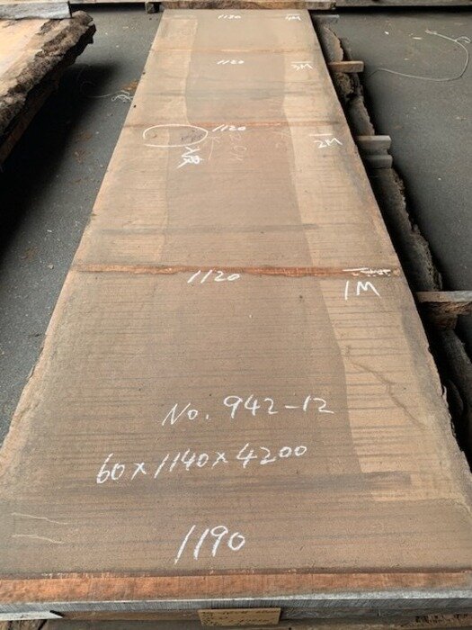 ブビンガ　一枚板