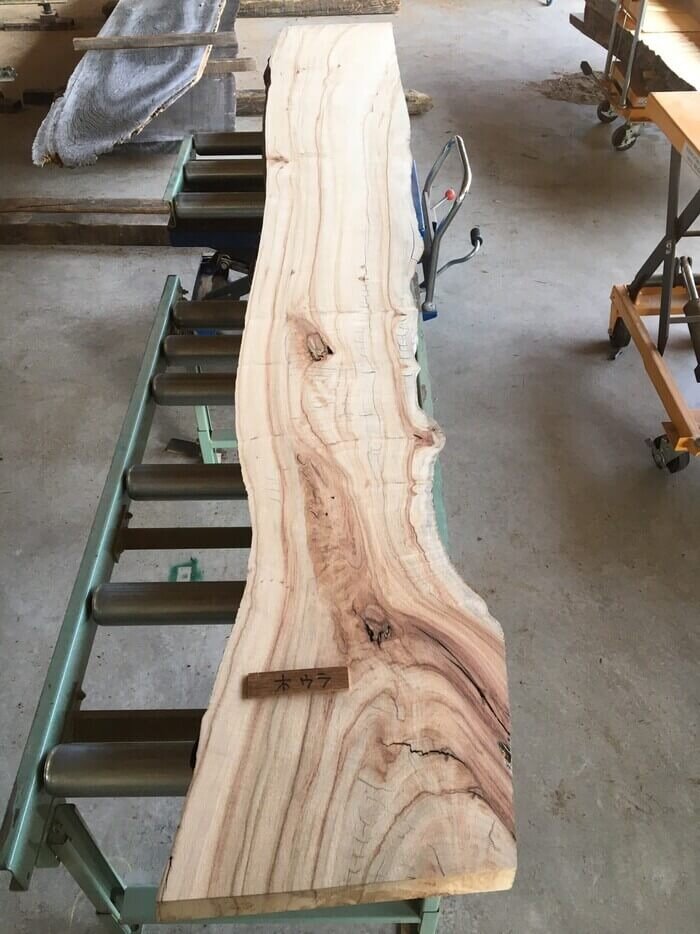 楠（クス）　一枚板