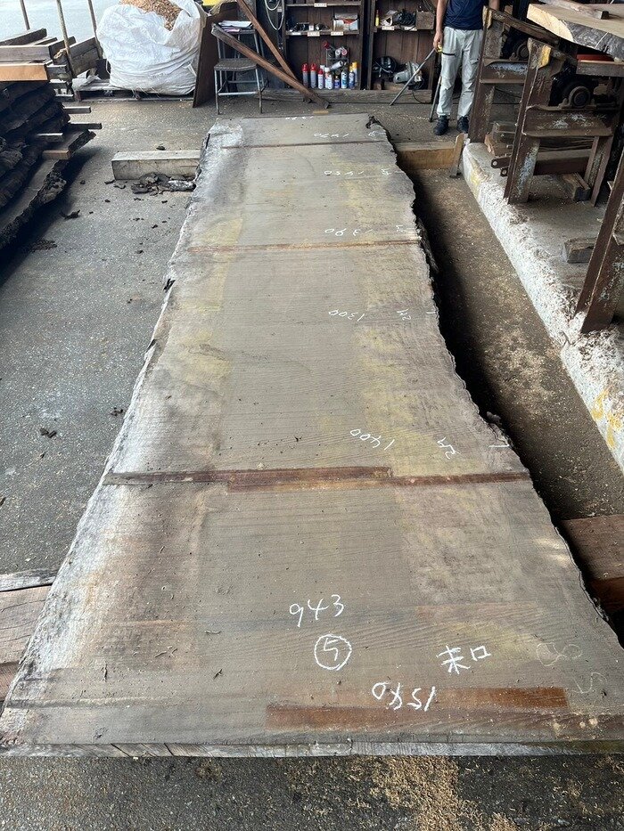 ブビンガ　一枚板