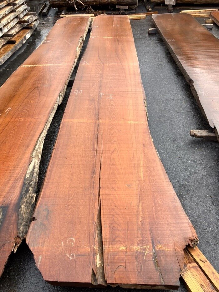 チーク　一枚板