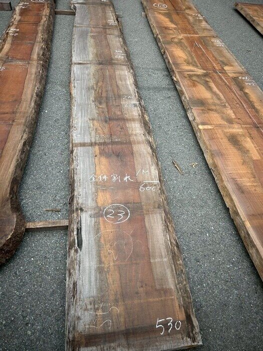 アサメラ　一枚板天板