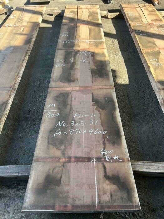 パープルハート　一枚板・天板