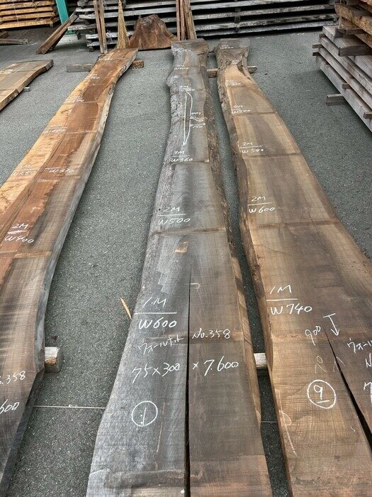 ウォールナット　一枚板・天板