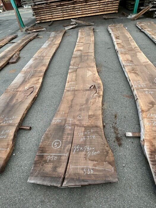 ウォールナット　一枚板・天板