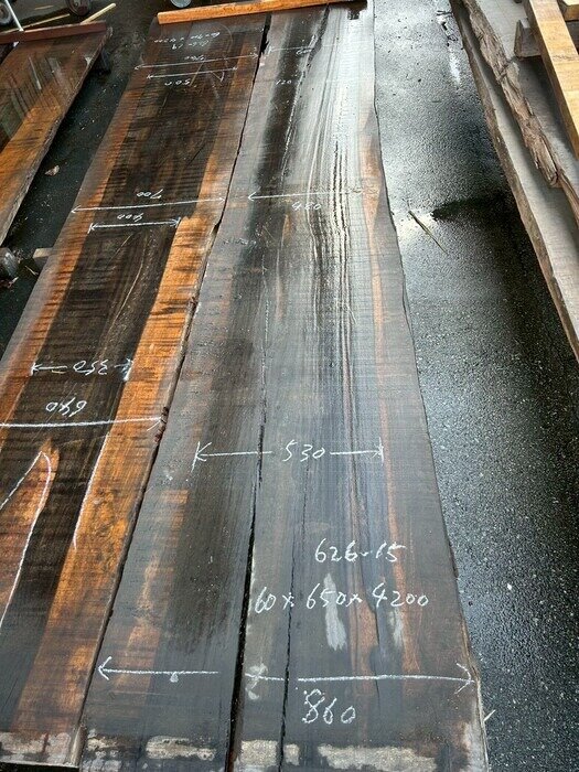 黒檀（コクタン）　一枚板・天板