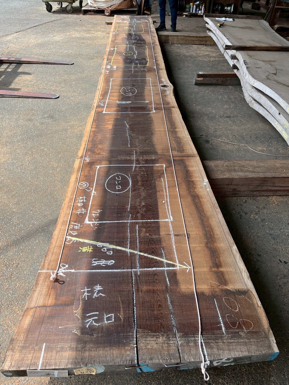 ウエンジ　一枚板