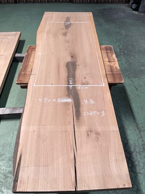 楡（ニレ）　天板