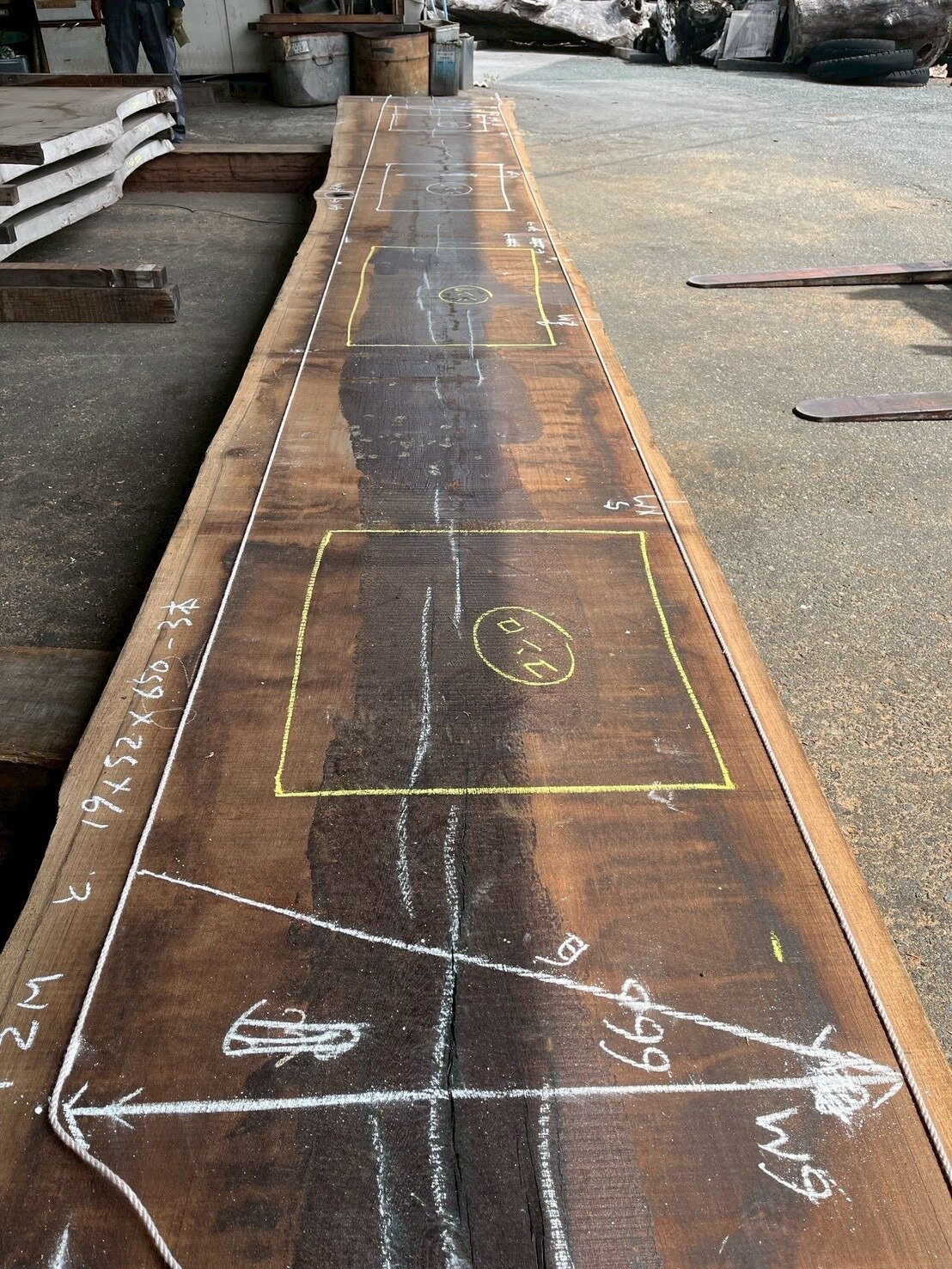 ウエンジ　一枚板