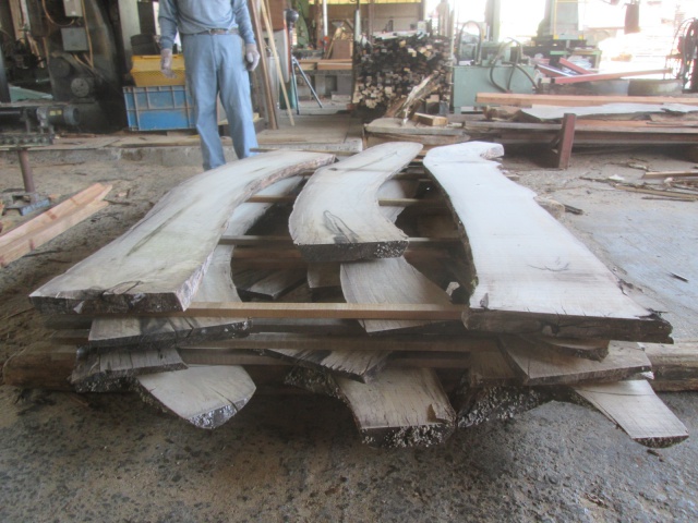 柿（カキ）　無垢材