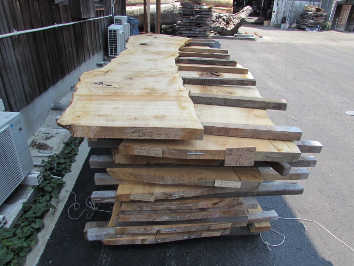 椨（タブ）　無垢材