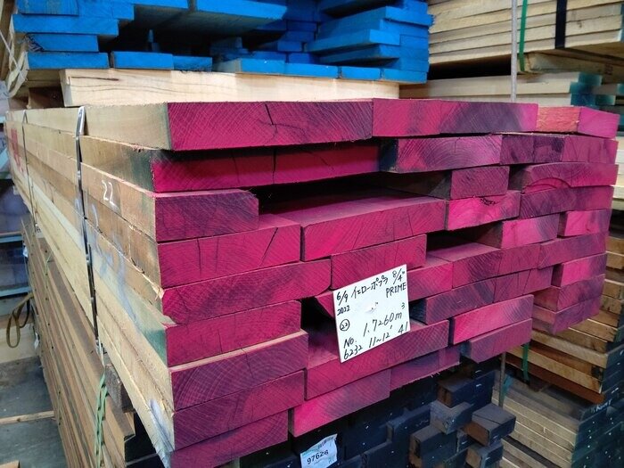 イエローポプラ　無垢材