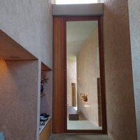 チーク　高さ4.8ｍのドア