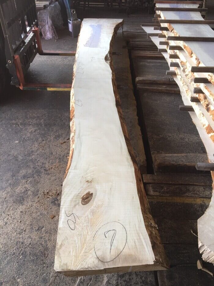 栃（トチ）　無垢材