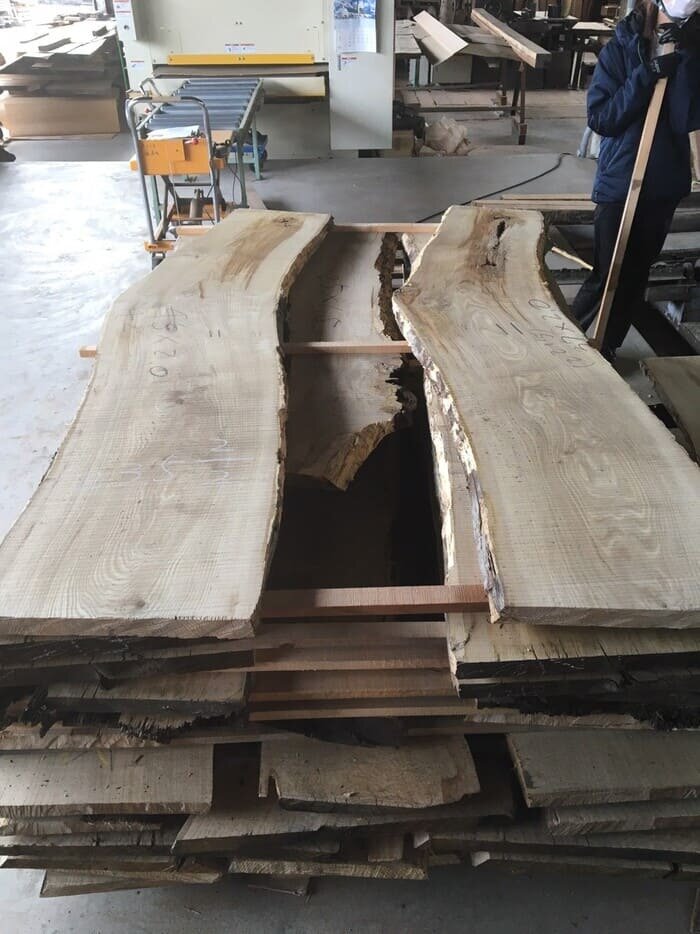 栗（クリ）　無垢材