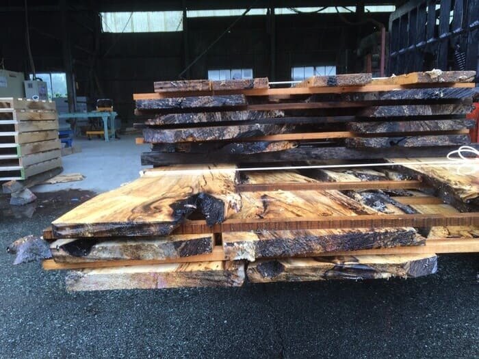 柿（カキ）　無垢材