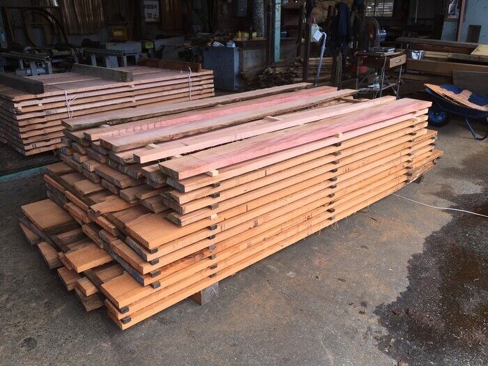 アフリカンマホガニー　無垢材