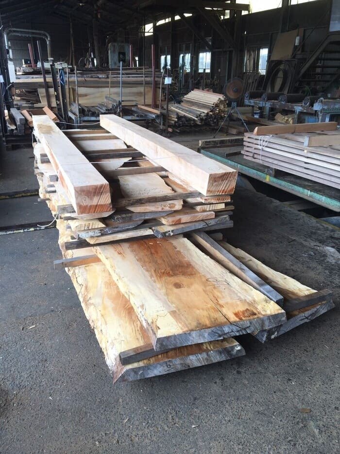 水目　（ミズメ）　無垢材