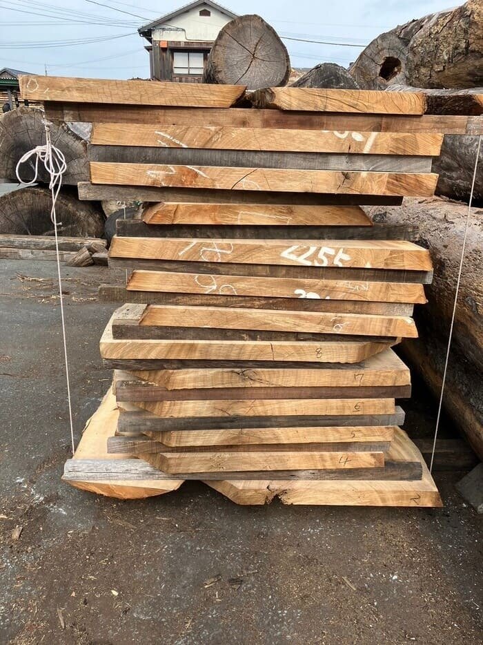 楠（クス）　無垢材