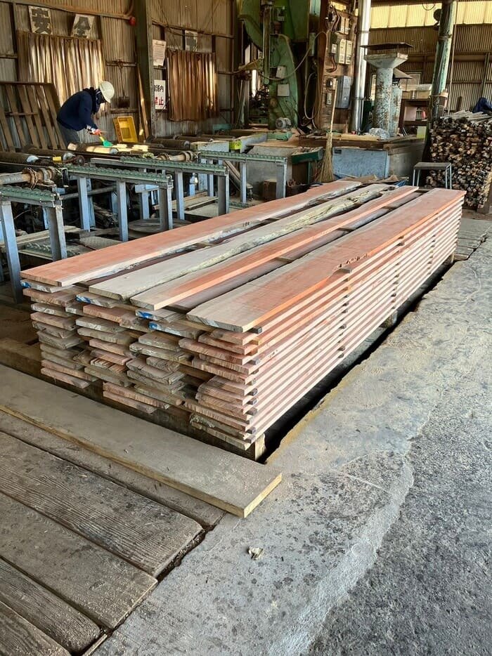 イエローハードウッド　無垢材