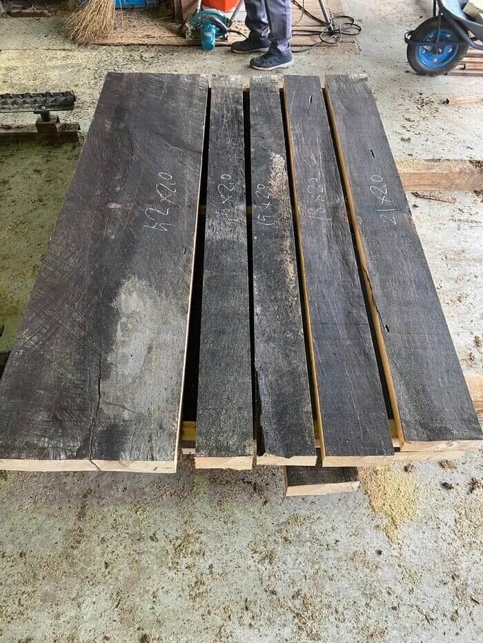 無患子（ムクロジ）　無垢材