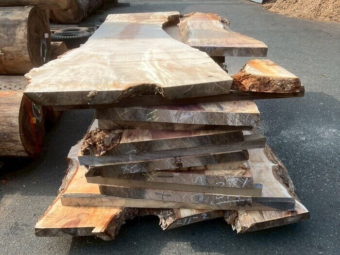 栃（トチ）　無垢材