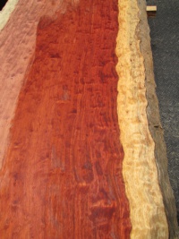 ブビンガ　一枚板