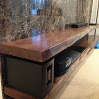 ウォールナット　テレビボード用天板