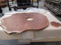 ブビンガ　一枚板