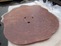 ブビンガ　一枚板