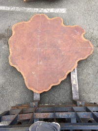 ブビンガ　一枚板