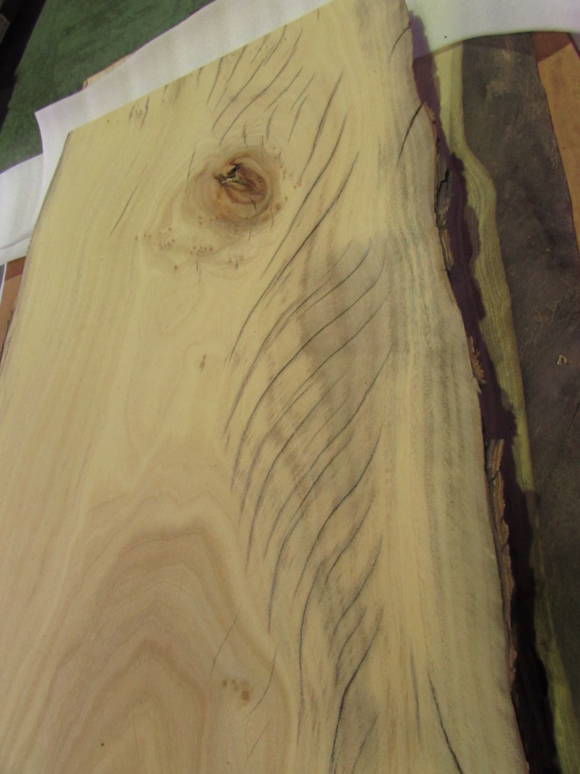 楠（クス）　一枚板