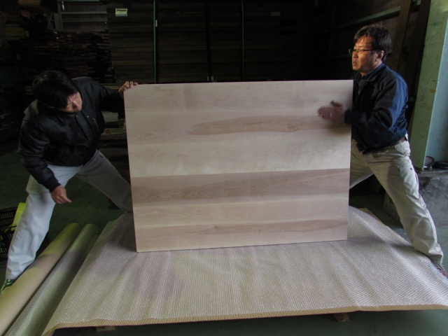 イエローバーチ　天板