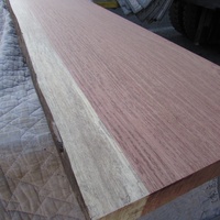 ブビンガ　片耳付きチェスト天板