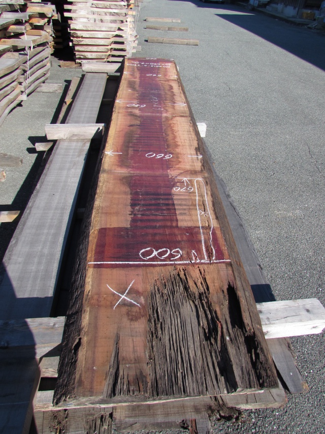 パープルハート　一枚板