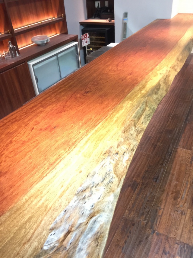 ブビンガ　一枚板