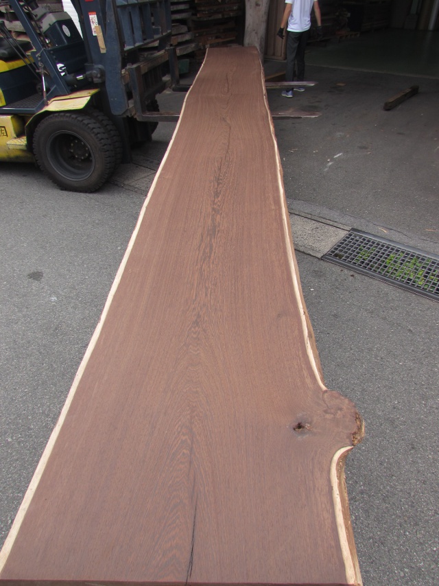 ウエンジ　一枚板