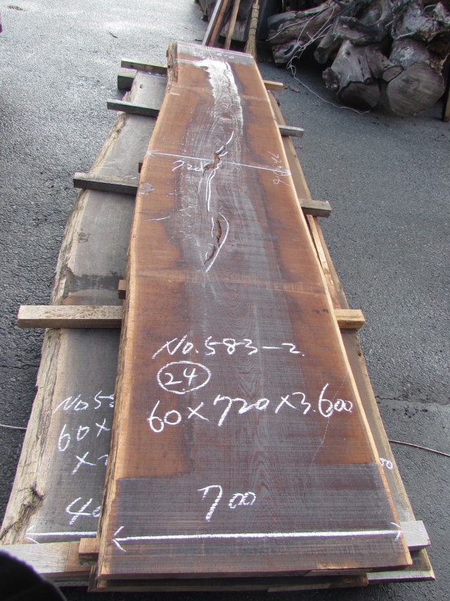 ウエンジ　一枚板