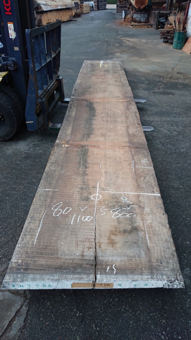 ブビンガ　一枚板