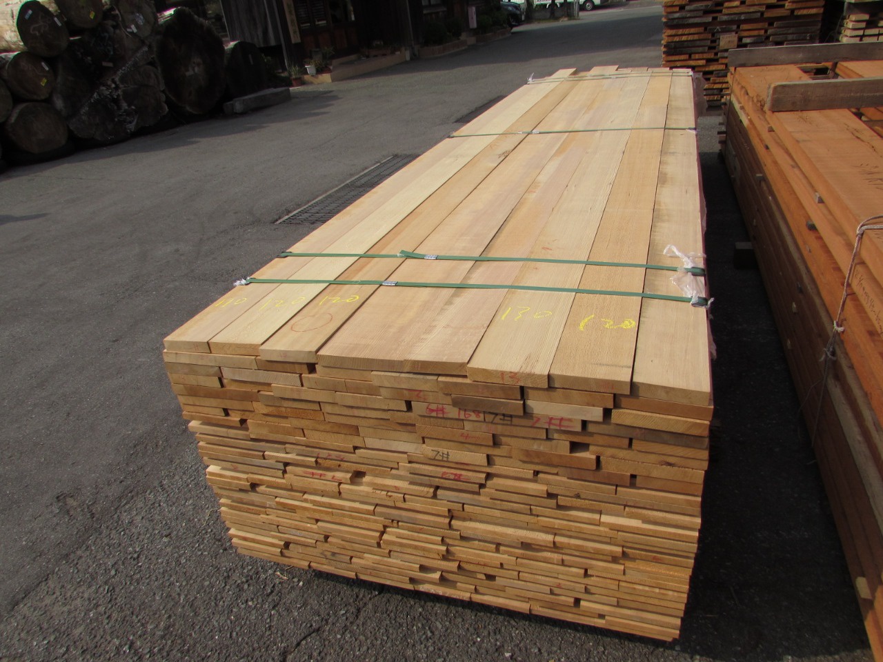 通信販売 木材 板 米栂 木板無目枠25mmX45mmX2500mm