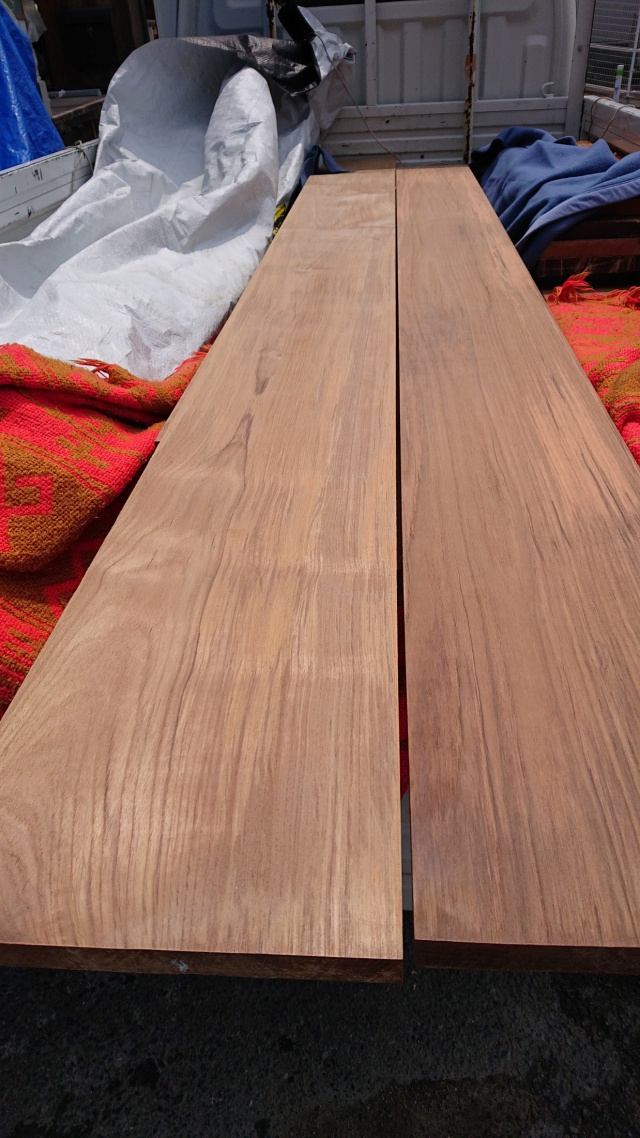 チーク　無垢材