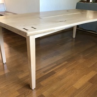 栗（クリ）　オフィス用テーブル